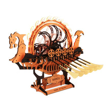 Laden Sie das Bild in den Galerie-Viewer, 3D Puzzle - Viking Drache Schiff