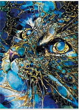 Laden Sie das Bild in den Galerie-Viewer, 2D Holzpuzzle – Katzenstarren