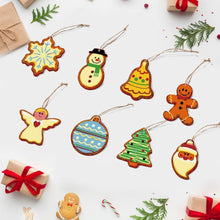 Laden Sie das Bild in den Galerie-Viewer, Malen nach Zahlen Weihnachtsdekoration – Schneemann, Engel und Weihnachtsbaum Figured'Art