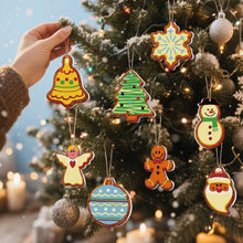 Laden Sie das Bild in den Galerie-Viewer, Malen nach Zahlen Weihnachtsdekoration – Schneemann, Engel und Weihnachtsbaum