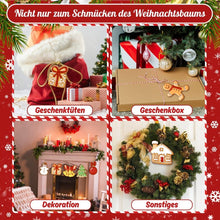 Laden Sie das Bild in den Galerie-Viewer, Malen nach Zahlen Weihnachtsdekoration - Kit Schneemann &amp; Lebkuchenfreude