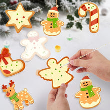 Laden Sie das Bild in den Galerie-Viewer, Malen nach Zahlen Weihnachtsdekoration - Kit Engelsflügel &amp; Sterne