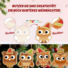 Laden Sie das Bild in den Galerie-Viewer, Malen nach Zahlen Weihnachtsdekoration - Kit Weihnachtswald-Freunde