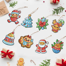 Laden Sie das Bild in den Galerie-Viewer, Malen nach Zahlen Weihnachtsdekoration - Kit Weihnachtsmanns Keksparade Figured'Art