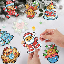 Laden Sie das Bild in den Galerie-Viewer, Malen nach Zahlen Weihnachtsdekoration - Kit Weihnachtsmanns Keksparade