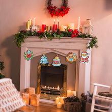 Laden Sie das Bild in den Galerie-Viewer, Malen nach Zahlen Weihnachtsdekoration - Kit Weihnachtsmanns Keksparade