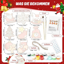 Laden Sie das Bild in den Galerie-Viewer, Malen nach Zahlen Weihnachtsdekoration - Kit Freudige Ikonen 2