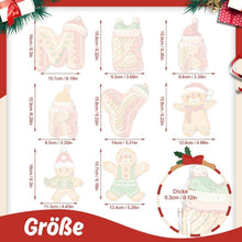 Laden Sie das Bild in den Galerie-Viewer, Malen nach Zahlen Weihnachtsdekoration - Kit Lebkuchenträume