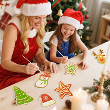 Laden Sie das Bild in den Galerie-Viewer, Malen nach Zahlen Weihnachtsdekoration - Kit Weihnachtsdorf