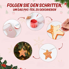 Laden Sie das Bild in den Galerie-Viewer, Malen nach Zahlen Weihnachtsdekoration - Kit Weihnachtsdorf