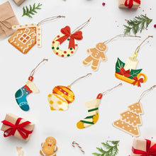 Laden Sie das Bild in den Galerie-Viewer, Malen nach Zahlen Weihnachtsdekoration - Kit Gemütlicher Kamin Figured'Art