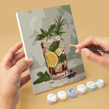 Laden Sie das Bild in den Galerie-Viewer, Mini Malen nach Zahlen 15x20 cm (6 Stück) - Botanisches Elixier