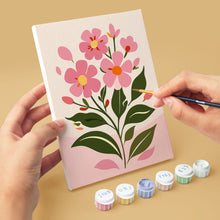 Laden Sie das Bild in den Galerie-Viewer, Mini Malen nach Zahlen 15x20 cm (6 Stück) - Frühlingsblumen