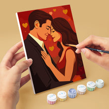 Laden Sie das Bild in den Galerie-Viewer, Mini Malen nach Zahlen 15x20 cm (6 Stück) - Romantik und Liebe