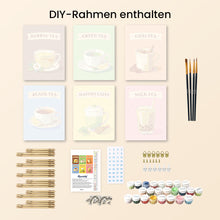 Laden Sie das Bild in den Galerie-Viewer, Mini Malen nach Zahlen 15x20 cm (6 Stück) - Tees der Welt