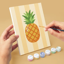 Laden Sie das Bild in den Galerie-Viewer, Mini Malen nach Zahlen 15x20 cm (6 Stück) - Sonniges Obst Set