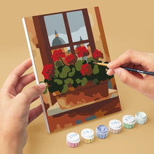 Laden Sie das Bild in den Galerie-Viewer, Mini Malen nach Zahlen 15x20 cm (6 Stück) - Italienische Landschaft