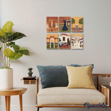 Laden Sie das Bild in den Galerie-Viewer, Mini Malen nach Zahlen 15x20 cm (6 Stück) - Andalusische Träume