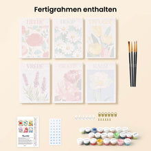 Laden Sie das Bild in den Galerie-Viewer, Mini Malen nach Zahlen 15x20 cm (6 Stück) - Blühende Emotionen 5