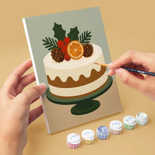 Laden Sie das Bild in den Galerie-Viewer, Mini Malen nach Zahlen 15x20 cm (6 Stück) - Weihnachtssüßigkeiten