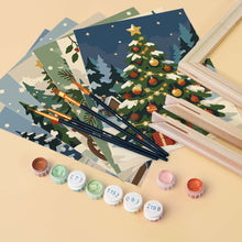 Laden Sie das Bild in den Galerie-Viewer, Mini Malen nach Zahlen 15x20 cm (6 Stück) - Weihnachtsgeschichtenbuch