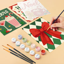 Laden Sie das Bild in den Galerie-Viewer, Mini Malen nach Zahlen 15x20 cm (6 Stück) - Gemütliche Weihnachtsstimmung