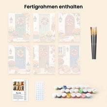 Laden Sie das Bild in den Galerie-Viewer, Mini Malen nach Zahlen 15x20 cm (6 Stück) - Willkommen zu Hause, Herbst