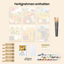 Laden Sie das Bild in den Galerie-Viewer, Mini Malen nach Zahlen 15x20 cm (6 Stück) - Tage des Erntemarkts