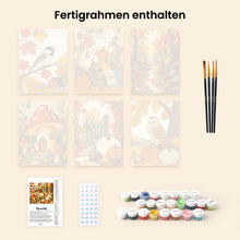 Laden Sie das Bild in den Galerie-Viewer, Mini Malen nach Zahlen 15x20 cm (6 Stück) - Waldernte