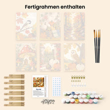 Laden Sie das Bild in den Galerie-Viewer, Mini Malen nach Zahlen 15x20 cm (6 Stück) - Waldernte