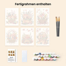 Laden Sie das Bild in den Galerie-Viewer, Mini Malen nach Zahlen 15x20 cm (6 Stück) - Waldkorb