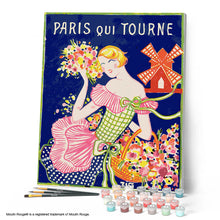 Laden Sie das Bild in den Galerie-Viewer, Plakat Moulin Rouge - Paris dreht sich