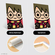 Laden Sie das Bild in den Galerie-Viewer, Mini Malen nach Zahlen 15x20 cm (6 Stück) - Chibi-Gesichter von Harry Potter