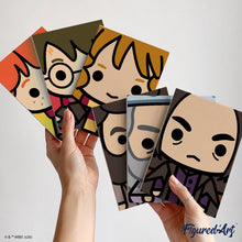 Laden Sie das Bild in den Galerie-Viewer, Mini Malen nach Zahlen 15x20 cm (6 Stück) - Chibi-Gesichter von Harry Potter