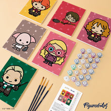 Laden Sie das Bild in den Galerie-Viewer, Mini Malen nach Zahlen 15x20 cm (6 Stück) - Chibi-Kollektion von Harry Potter