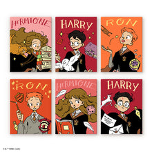 Laden Sie das Bild in den Galerie-Viewer, Mini Malen nach Zahlen 15x20 cm (6 Stück) - Harry Potter - Magieakademie Figured'Art