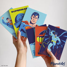 Laden Sie das Bild in den Galerie-Viewer, Mini Serie Malen nach Zahlen 15x20 cm (6 Stück) - Batman und Superman