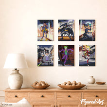 Laden Sie das Bild in den Galerie-Viewer, Mini Serie Malen nach Zahlen 15x20 cm (6 Stück) - Batman in Gotham City