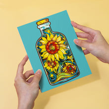 Laden Sie das Bild in den Galerie-Viewer, Mini Malen nach Zahlen 15x20cm (6 Stück) - Magische Glasflaschen-Serie