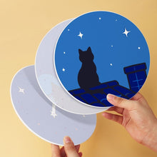 Laden Sie das Bild in den Galerie-Viewer, Mini Serie Malen nach Zahlen - Scheiben Ø20cm (6 Stück) - Träume im Mondlicht