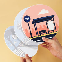 Laden Sie das Bild in den Galerie-Viewer, Mini Serie Malen nach Zahlen - Scheiben Ø20cm (6 Stück) - Orte zum Wandern