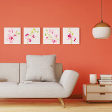 Laden Sie das Bild in den Galerie-Viewer, Mini Malen nach Zahlen mit Rahmen - Orchideenblumen