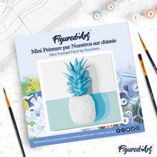 Laden Sie das Bild in den Galerie-Viewer, Mini Malen nach Zahlen mit Rahmen - Ananas