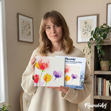 Laden Sie das Bild in den Galerie-Viewer, Mini Malen nach Zahlen mit Rahmen - Bunte Blumen