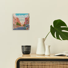 Laden Sie das Bild in den Galerie-Viewer, Mini Malen nach Zahlen mit Rahmen - Reiseplakat Valencia