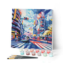 Laden Sie das Bild in den Galerie-Viewer, Mini Malen nach Zahlen mit Rahmen - Shibuya Pop Art