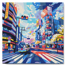 Laden Sie das Bild in den Galerie-Viewer, Mini Malen nach Zahlen mit Rahmen - Shibuya Pop Art