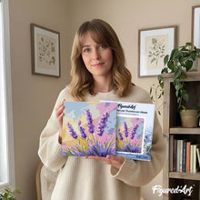 Laden Sie das Bild in den Galerie-Viewer, Mini Malen nach Zahlen mit Rahmen - Lavendel