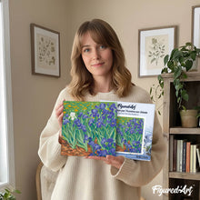 Laden Sie das Bild in den Galerie-Viewer, Mini Malen nach Zahlen mit Rahmen - Van Gogh - Iris