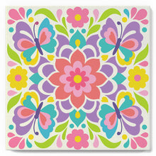 Laden Sie das Bild in den Galerie-Viewer, Mini Malen nach Zahlen mit Rahmen - Schmetterlings-Mandala